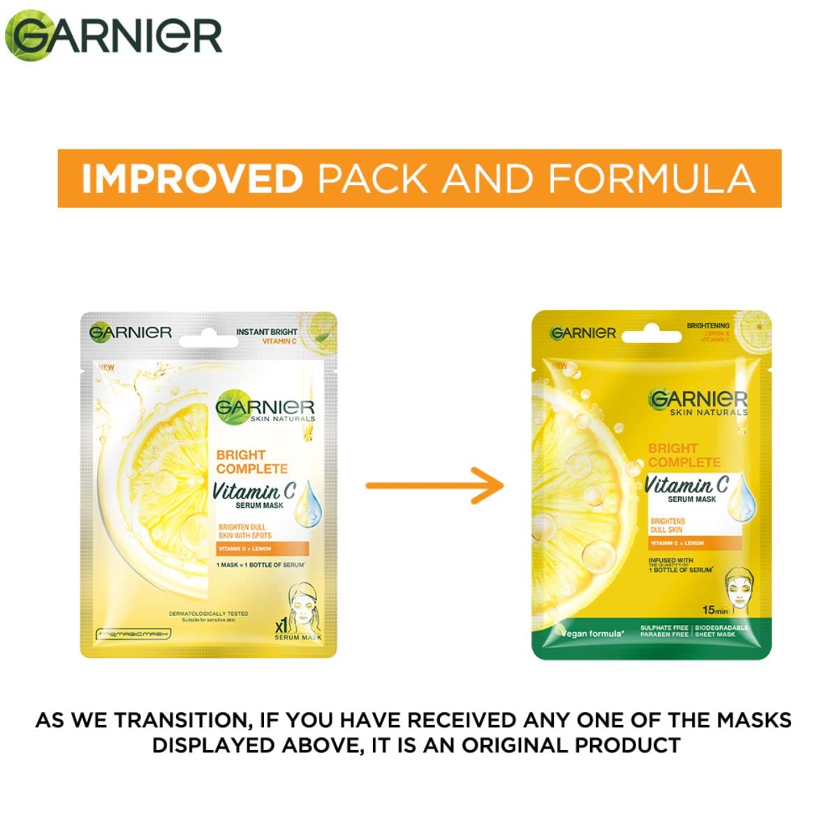 Garnier Skin Naturals, Face Mask, Hydrating, ,1 pc, 28g - Image 2